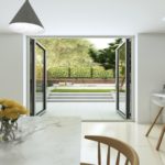Senior Architectural residential french doors in a kitchen