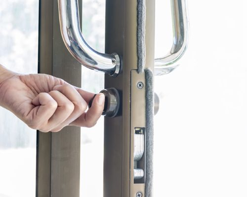 commercial door hook lock